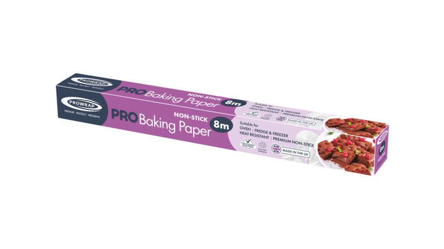 PROWRAP 375MM X 8M BAKING PAPER